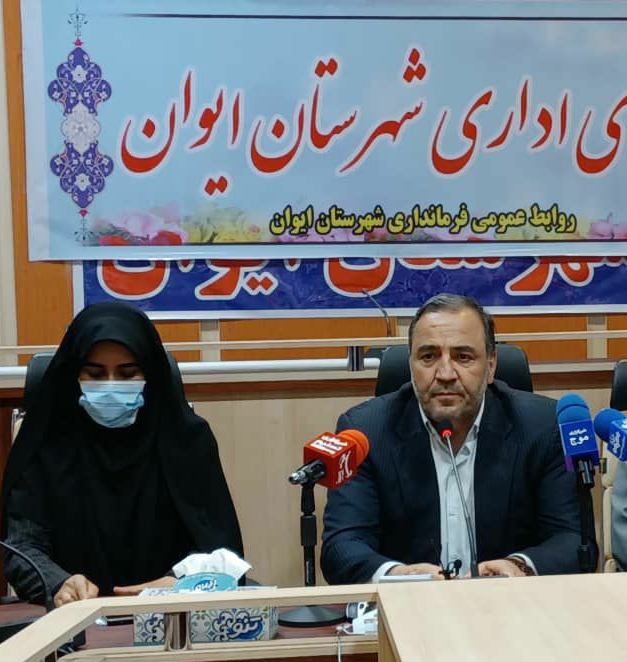 علمداری استاندار برای توسعه ایوان