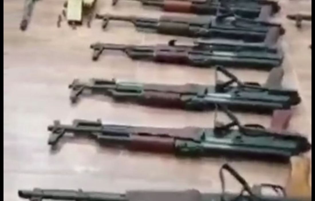 کشف ۳۲ قبضه سلاح جنگی و شکاری