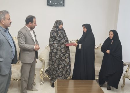 دیدار مدیر درمان تامین اجتماعی ایلام با خانواده شهید شاخص