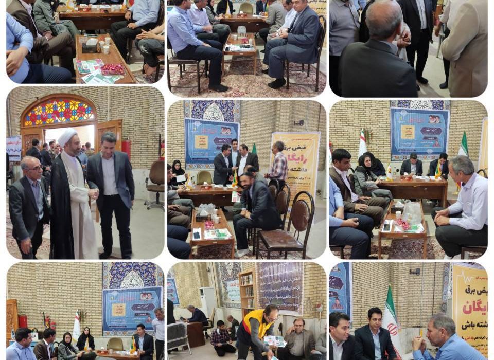 استقرار میز خدمت و پاسخگویی در نماز جمعه ایلام