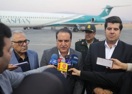 افزایش ۴۰ درصدی پروازهای فرودگاه ایلام / نخستین پرواز کاسپین در مسیر تهران – ایلام